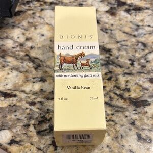 Vanilla Bean Hand Cream dionis brand